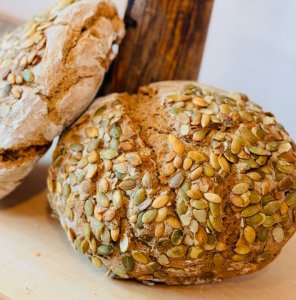 Rhöner Bauernbrot mit Kürbiskernen