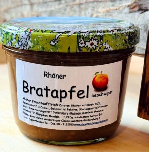 Rhöner Bratapfel beschwipst Fruchtaufstrich