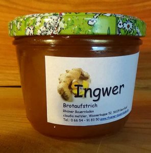 Ingwer Brotaufstrich