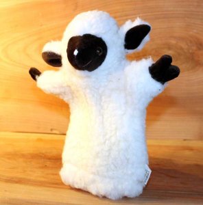 Schaf-Handpuppe
