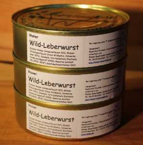 Rhöner Wildschweinleberwurst