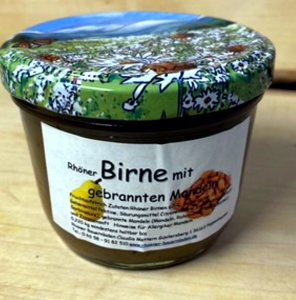 Rhöner Birne mit gebrannten Mandeln