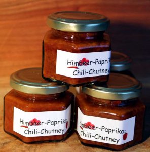 Rhöner Himbeer-Paprika-Chili-Chutney