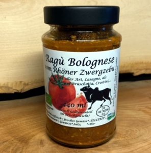 Ragù Bolognese vom Rhöner Zwergzebu