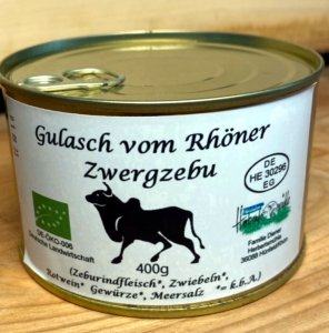 Gulasch vom Rhöner Zwergzebu